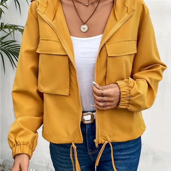 Jackets & Blazers - Stylish Mustard Yellow Women's Jacket